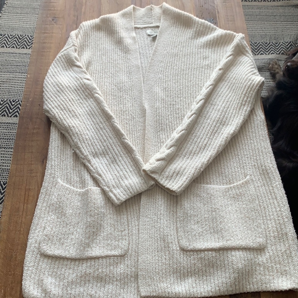 Lucky Brand off white cardigan